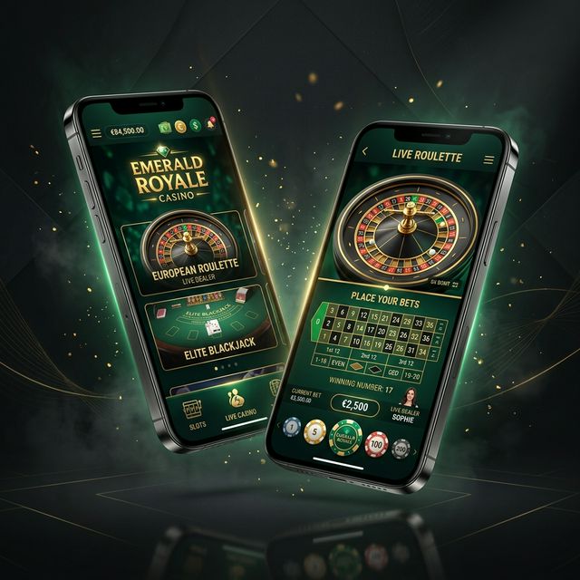 Yukon Gold mobile app interface on premium smartphones
